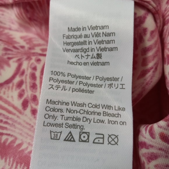 J.Crew Pink Swirl Slip Skirt Size Medium - Picture 6 of 6